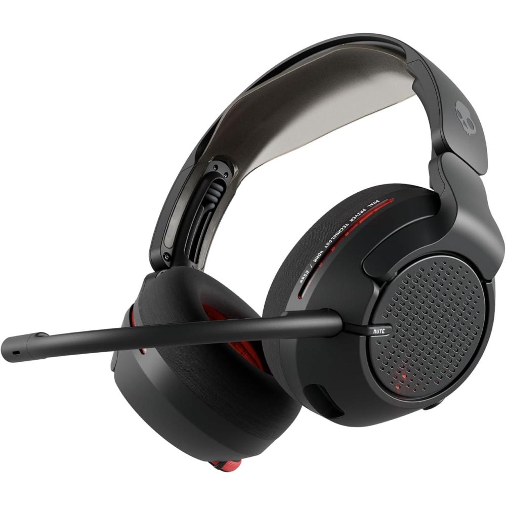 imageSkullcandy Crusher PLYR 720 Wireless Gaming Headset Ultimate Immersion and Comfort THX Spatial Audio and MultiSensory Bass Removable Mic PC PlayStation Nintendo MultiPlatform  DigiBlackDigiBlack