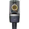 AKG Pro Audio C414 XLII Studio Grade Professional Large Diaphragm, Dual-Capsule, Vocal and Instrument Condenser Microphone with Rugged Aluminum Carrying Case. XLR Connector. Gray with Gold(C214)
