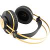 AKG Pro Audio K92 Over-Ear, Closed-Back, Critical Listening and Studio Headphones, Matte Black and Gold(K92)