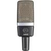 AKG Pro Audio C414 XLII Studio Grade Professional Large Diaphragm, Dual-Capsule, Vocal and Instrument Condenser Microphone with Rugged Aluminum Carrying Case. XLR Connector. Gray with Gold(C214)