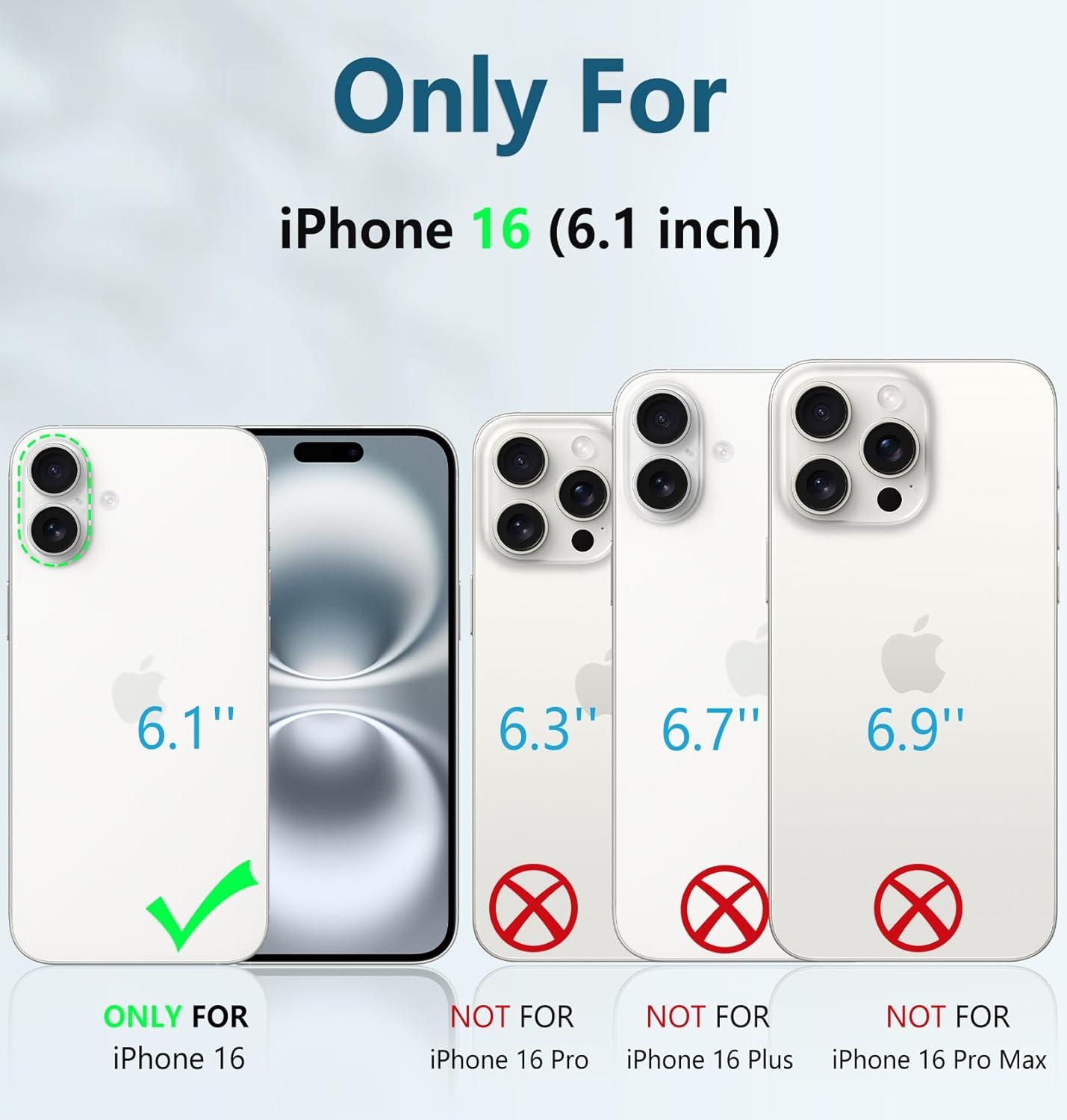 imageFNTCASE for iPhone 16e 2025 Case for iPhone 16E Military Grade Rugged Phone Cover with Kickstand ampamp Holster Shockproof TPU Protection Bumper Matte Textured Design Heavy Duty Protector BlackBlack