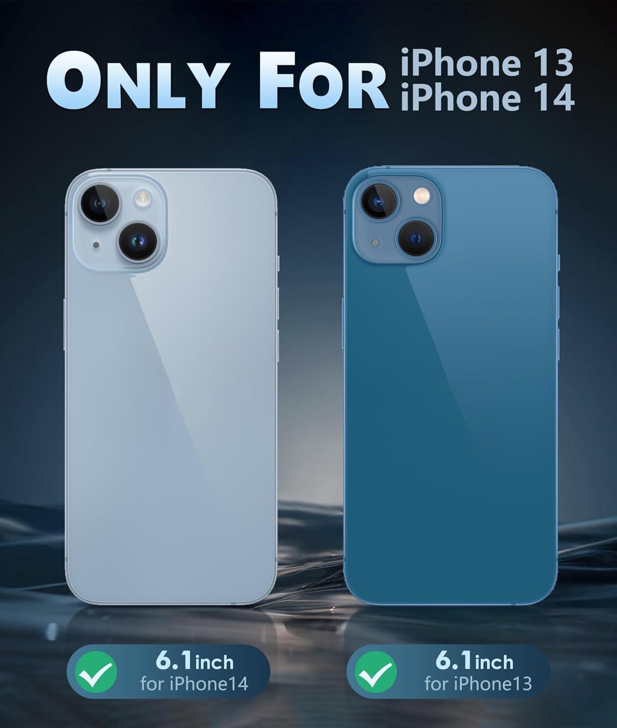 imageFNTCASE for iPhone 17 Pro Case Compatible with Magsafe Clear Transparent Magnetic Shockproof Protective Rugged Phone Cover with Screen Protector 63 inch AClearAClear