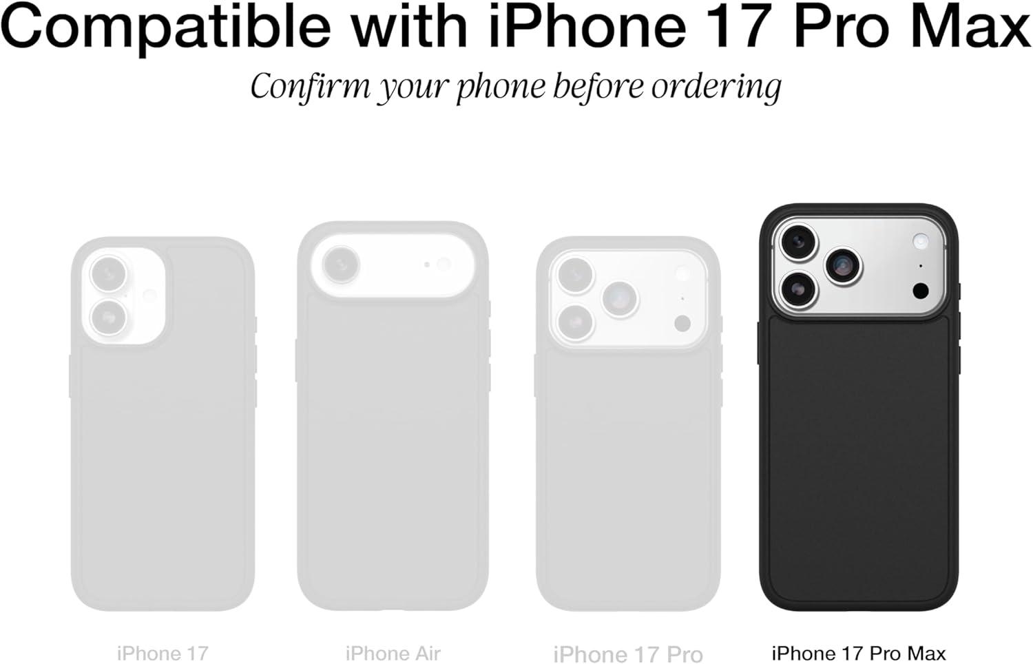 imageOtterBox iPhone 17 Air Symmetry Series Clear Case StardustBlack