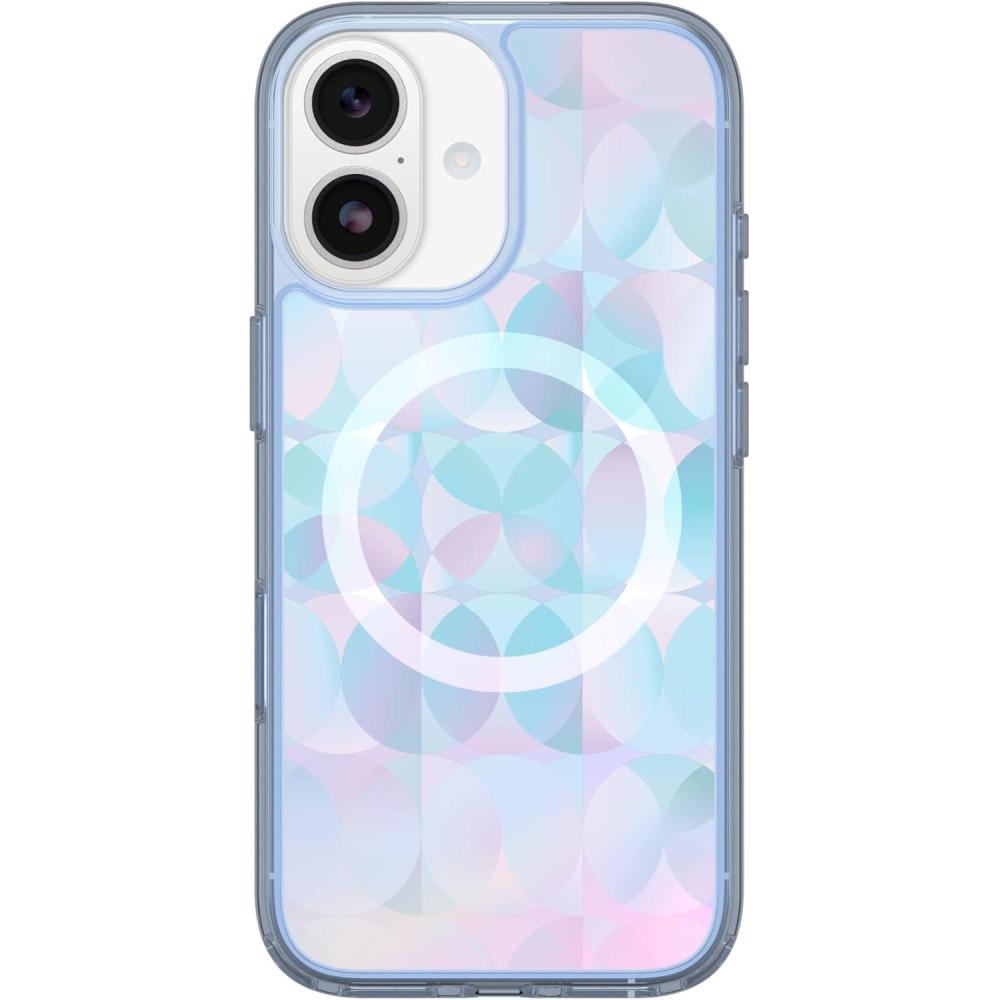 imageOtterBox iPhone 17 Air Symmetry Series Clear Case  StardustOpal Prism Blue