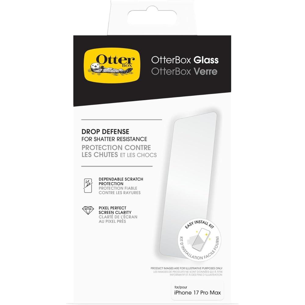 imageOtterBox iPhone 17 Pro Glass Screen ProtectoriPhone 17 Pro Max