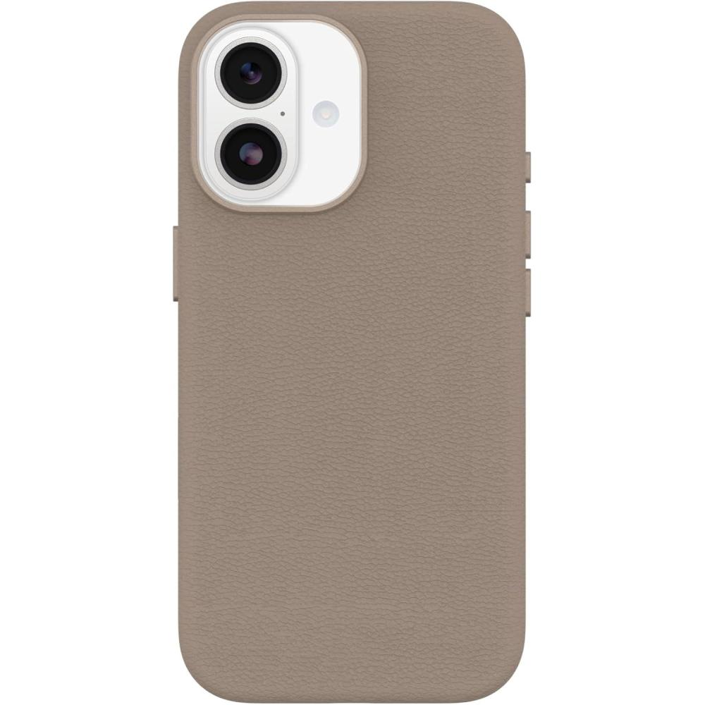 imageOtterBox iPhone 17 Pro Symmetry Series Cactus Leather Case  Blue Sentiment  Slim Premium Protective iPhone CaseGrey Comfort