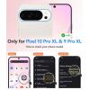 FNTCASE for Google Pixel 10 Case: for Pixel 10 Pro Case | Magnetic Matte Shockproof Rugged Translucent Phone Cover – Military Grade Drop Proof Sturdy Slim Protective Cases (6.3 inch/Black)(Light Pink)