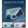 FNTCASE for iPhone 16 Pro Case: Clear Phone Cases Compatible with Magsafe Slim Anti Yellowing Military Grade Drop Protection Rugged Shockproof Protective Transparent Cell Phone Cover (B-Clear)(D-Transparent)