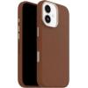 OtterBox iPhone 17 Pro Symmetry Series Cactus Leather Case – Blue Sentiment – Slim, Premium Protective iPhone Case(Desert Saddle Brown)