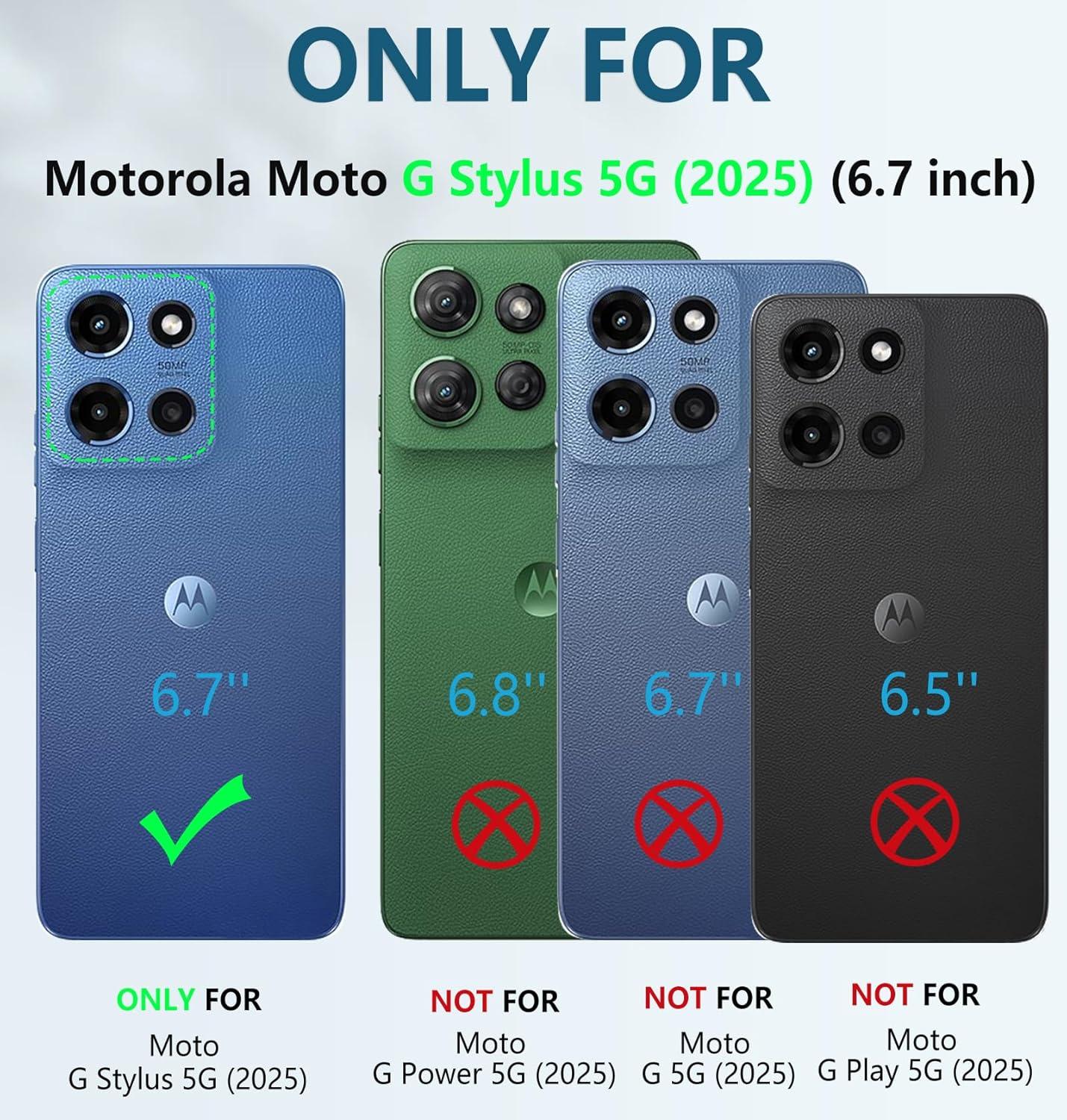 imageFNTCASE for Motorola Edge 2025 Case Military Grade Drop Proof Protection Mobile Cover with Kickstand Matte Textured Rugged Shockproof TPU Protective Sturdy Phone Case BlackOrange