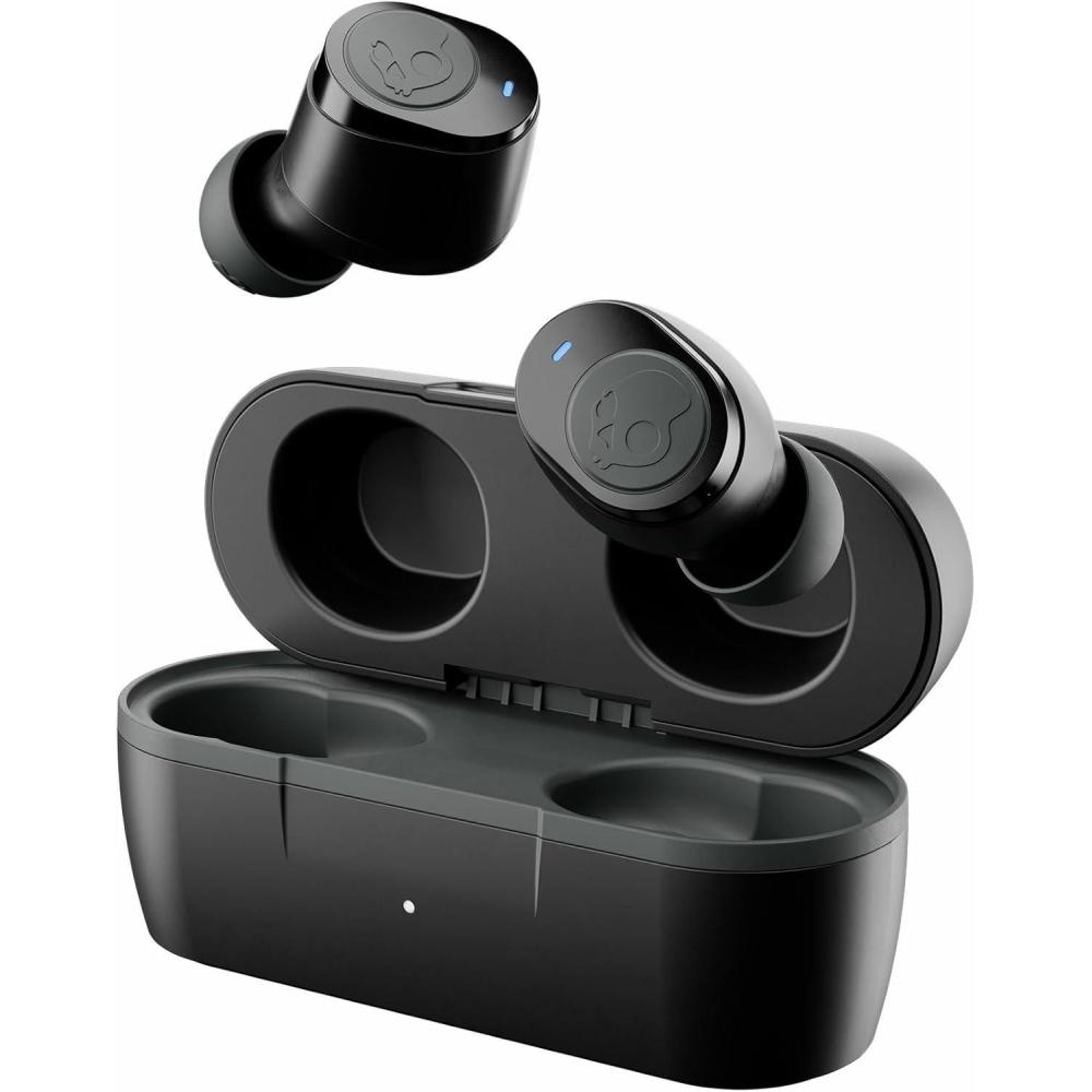 imageSkullcandy Jib True 2 Wireless Earbuds Bluetooth Headphones Up to 33 Hours Battery with Charging Case Noise Isolating Fit Sweat and Water Resistant Microphone for iPhone Android  True BlackTrue Black