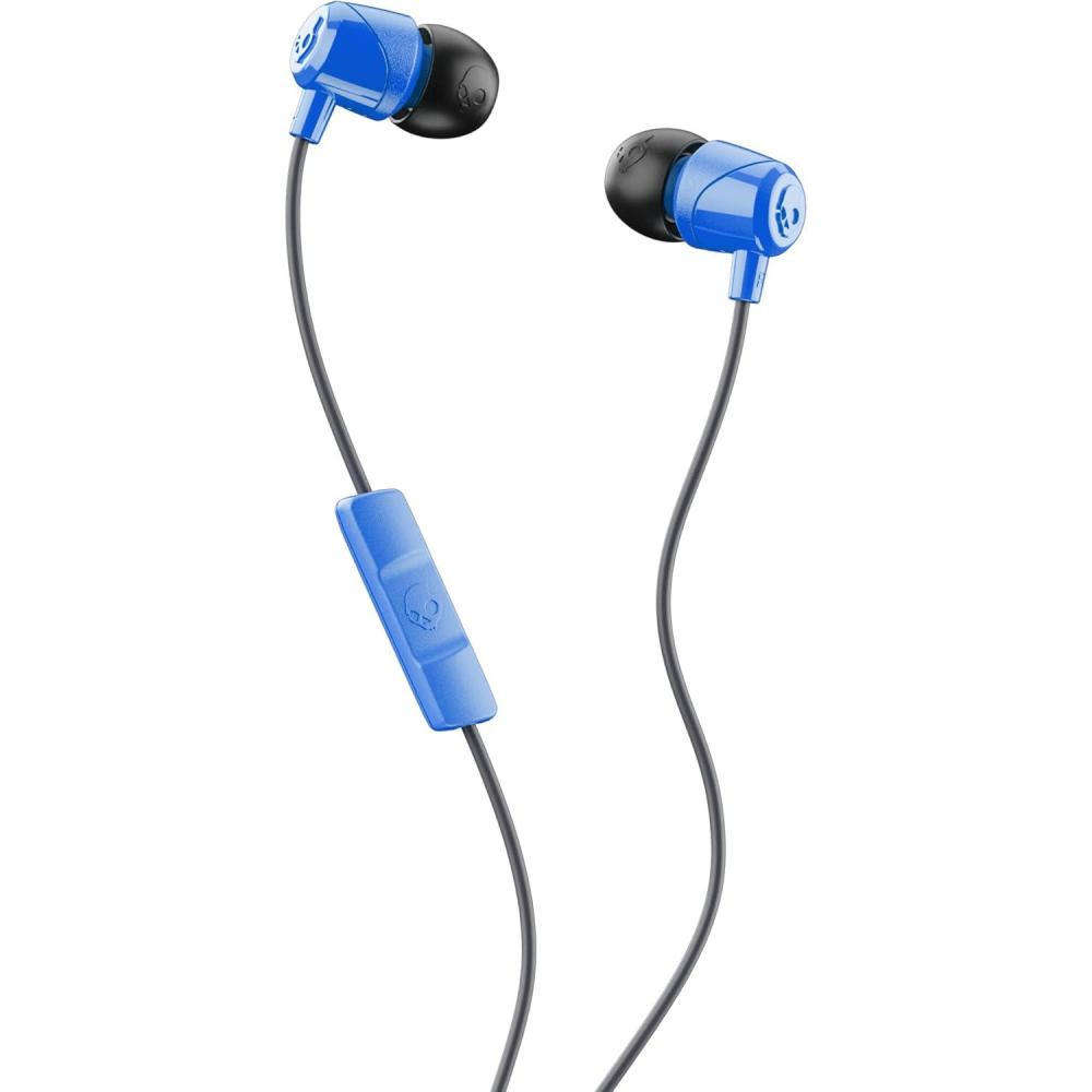 imageSkullcandy Jib Wired Earbuds with 35mm AUX Plug Noise Isolating Fit InLine Microphone Call and Track Control Convenient for Travel  Cobalt BlueCobalt Blue