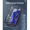 FNTCASE for Motorola Edge 2025 Case: Military Grade Drop Proof Protection Mobile Cover with Kickstand | Matte Textured Rugged Shockproof TPU | Protective Sturdy Phone Case – Black(Black)