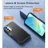 FNTCASE for Samsung Galaxy A16-5G Case: Dual Layer with Belt-Clip Holster Drop Protection Phone Case – Military Grade Shockproof Rugged Heavy Duty Protective Bumper Cell Cover (6.7 Inch/Black)(Black)