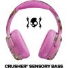 Skullcandy Crusher ANC 2 Wireless Over-Ear Bluetooth Headphones with Extra USB-C Charging Cable, Multi-Sensory Bass, Active Noise Cancelling, 60 Hours Battery, Microphone iPhone Android – Bone(Realtree Edge Colors Pink)
