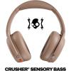 Skullcandy Crusher ANC 2 Wireless Over-Ear Bluetooth Headphones with Extra USB-C Charging Cable, Multi-Sensory Bass, Active Noise Cancelling, 60 Hours Battery, Microphone iPhone Android – Bone(Primer)
