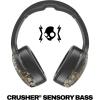 Skullcandy Crusher Evo Wireless Bluetooth Headphones with Extra USB-C Charging Cable, Multi-Sensory Bass, Noise Isolating Over-Ear Fit, 40 Hours Battery, Microphone for iPhone Android – True Black(Realtree APX Black/Orange)