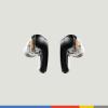 Skullcandy Rail ANC Wireless Earbuds, Bluetooth Headphones, Active Noise Cancelling, Up to 38 Hours Battery, Microphone for iPhone Android, Customizable via Skull-iQ App – True Black(True Black)