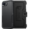 FNTCASE for iPhone 16e Phone Case: for iPhone 16E Case 2025 Heavy Duty Drop Protection with Rugged Belt-Clip Holster Military Grade Shockproof Durable Protective Cell Phone Cover (Black)(Black Matte)