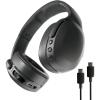 Skullcandy Crusher Evo Wireless Bluetooth Headphones with Extra USB-C Charging Cable, Multi-Sensory Bass, Noise Isolating Over-Ear Fit, 40 Hours Battery, Microphone for iPhone Android – True Black(True Black)
