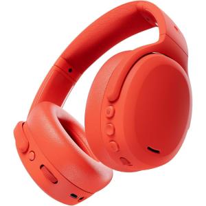 Skullcandy Crusher ANC 2 Wireless Over-Ear Bluetooth Headphones with Extra USB-C Charging Cable, Multi-Sensory Bass, Active Noise Cancelling, 60 Hours Battery, Microphone iPhone Android – Bone(Plasma)