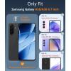 FNTCASE for Samsung Galaxy A56-5G Case: for Galaxy A36 5G Phone Case Shockproof Protective Transparent Cases Military Grade Rugged Drop Protection Anti Yellowing Cell Cover (Glitter)(Clear)
