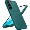 BNIUT for Samsung Galaxy A53-5G Phone Case: Dual Layer Protective Heavy Duty Cell Phone Cover Shockproof Rugged with Non Slip Textured Back – Military Protection – 6.5inch (Matte Black)(Dark Green)