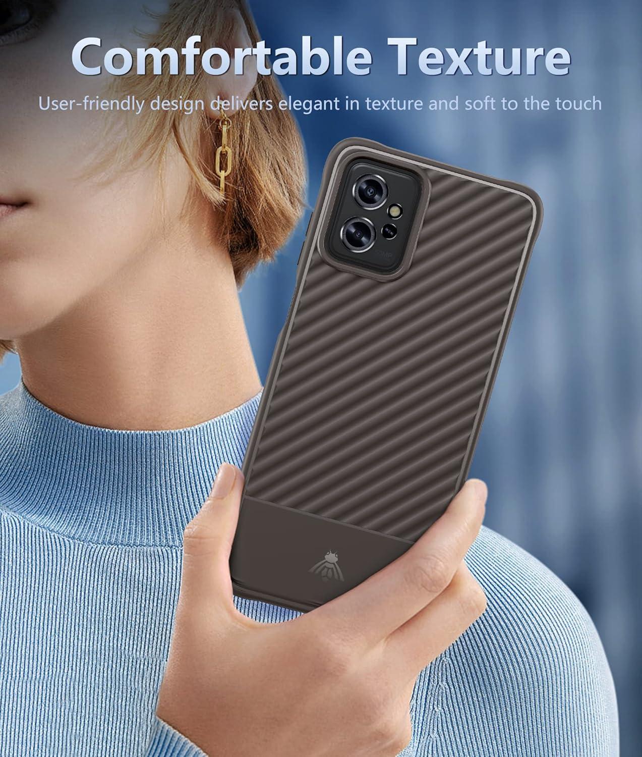 imageFNTCASE for Motorola Razr Plus 20252024 Case Moto Razr Plus 20252024 Case Clear Shockproof Scratch Resistant Phone Cover Thin Foldable TPU Military Grade Hard Drop Protection Rugged CrystalBrown