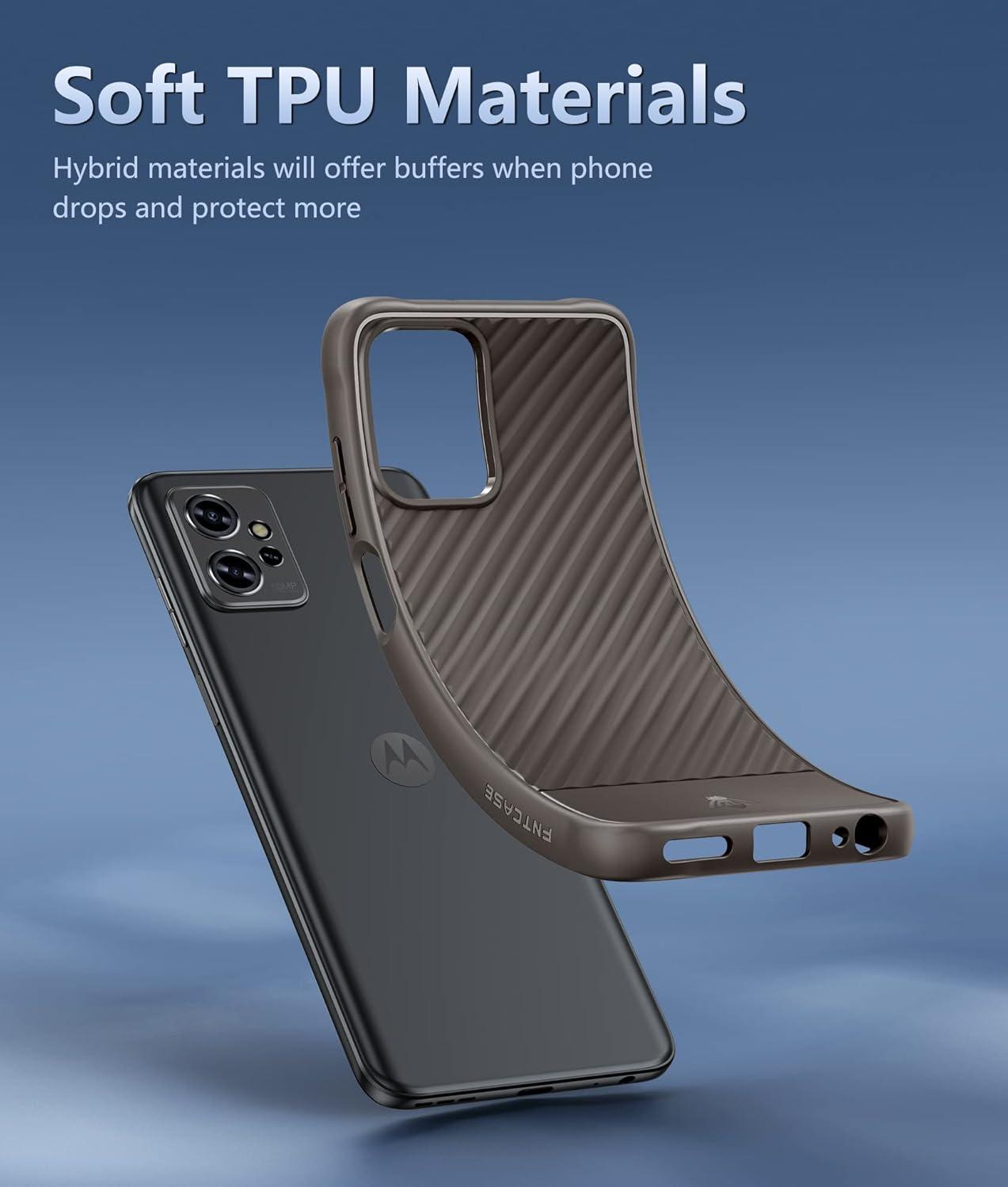 imageFNTCASE for Motorola Razr Plus 20252024 Case Moto Razr Plus 20252024 Case Clear Shockproof Scratch Resistant Phone Cover Thin Foldable TPU Military Grade Hard Drop Protection Rugged CrystalBrown