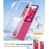 FNTCASE for Motorola Razr Plus 2025/2024 Case: Moto Razr Plus 2025/2024 Case Clear Shockproof Scratch Resistant Phone Cover Thin Foldable TPU Military Grade Hard Drop Protection Rugged Crystal(Clear)