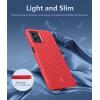 FNTCASE for Motorola Razr Plus 2025/2024 Case: Moto Razr Plus 2025/2024 Case Clear Shockproof Scratch Resistant Phone Cover Thin Foldable TPU Military Grade Hard Drop Protection Rugged Crystal(Red)