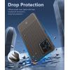 FNTCASE for Motorola Razr Plus 2025/2024 Case: Moto Razr Plus 2025/2024 Case Clear Shockproof Scratch Resistant Phone Cover Thin Foldable TPU Military Grade Hard Drop Protection Rugged Crystal(Brown)