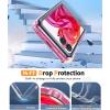 FNTCASE for Motorola Razr Plus 2025/2024 Case: Moto Razr Plus 2025/2024 Case Clear Shockproof Scratch Resistant Phone Cover Thin Foldable TPU Military Grade Hard Drop Protection Rugged Crystal(Clear)