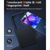 FNTCASE for Motorola Razr Plus 2025/2024 Case: Moto Razr Plus 2025/2024 Case Clear Shockproof Scratch Resistant Phone Cover Thin Foldable TPU Military Grade Hard Drop Protection Rugged Crystal(Black)