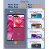 FNTCASE for Motorola Razr Plus 2025/2024 Case: Moto Razr Plus 2025/2024 Case Clear Shockproof Scratch Resistant Phone Cover Thin Foldable TPU Military Grade Hard Drop Protection Rugged Crystal(Black)