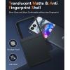 FNTCASE for Motorola Razr 2025/2024 Case: for Moto Razr 2025/2024 Case Clear Lightweight Scratch-Resistant Cell Phone Protective Cover Flexible Non-Slip Durable Rugged DropProof Shockproof TPU Crystal(Black)