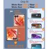 FNTCASE for Motorola Razr 2025/2024 Case: for Moto Razr 2025/2024 Case Clear Lightweight Scratch-Resistant Cell Phone Protective Cover Flexible Non-Slip Durable Rugged DropProof Shockproof TPU Crystal(Clear)