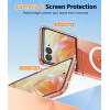 FNTCASE for Motorola Razr 2025/2024 Case: for Moto Razr 2025/2024 Case Clear Lightweight Scratch-Resistant Cell Phone Protective Cover Flexible Non-Slip Durable Rugged DropProof Shockproof TPU Crystal(Clear Magnetic)
