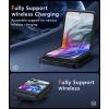 FNTCASE for Motorola Razr 2025/2024 Case: for Moto Razr 2025/2024 Case Clear Lightweight Scratch-Resistant Cell Phone Protective Cover Flexible Non-Slip Durable Rugged DropProof Shockproof TPU Crystal(Black)