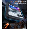 FNTCASE for Motorola Razr 2025/2024 Case: for Moto Razr 2025/2024 Case Clear Lightweight Scratch-Resistant Cell Phone Protective Cover Flexible Non-Slip Durable Rugged DropProof Shockproof TPU Crystal(Black)