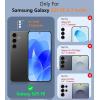 FNTCASE for Samsung Galaxy S25 FE Case: Shockproof Protective Lightweight with Screen Protector Duty Rugged Cell Phone Cover Non Slip, Military Grade Drop Protection for S25FE(Navy Blue)