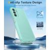 FNTCASE for Samsung Galaxy A25 Case: Galaxy A25 5G Phone Case Dual Layer Protective Phone Cover Rugged Full Body Drop Protection Shockproof Phone Case (Black)(Mint Green)