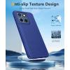 FNTCASE for Samsung Galaxy A25 Case: Galaxy A25 5G Phone Case Dual Layer Protective Phone Cover Rugged Full Body Drop Protection Shockproof Phone Case (Black)(Navy Blue)