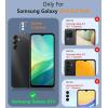 FNTCASE for Samsung Galaxy A25 Case: Galaxy A25 5G Phone Case Dual Layer Protective Phone Cover Rugged Full Body Drop Protection Shockproof Phone Case (Black)(Mint Green)