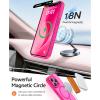 FNTCASE for iPhone 14 Pro Max Case: [Compatible with Magsafe] Translucent Matte Cases with [Full Camera Protection] [Screen Protector] Military Grade Shockproof Protective Phone Cover – Hot Pink