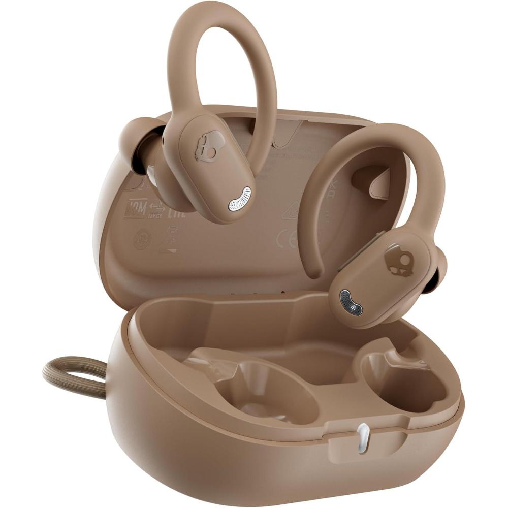 imageSkullcandy Push ANC Active Wireless Earbuds Bluetooth Headphones Noise Cancelling 58 Hours Battery SecureFit OverEar Hanger Sweat and Waterproof Microphone for iPhone Android  BlackOrangePrimer