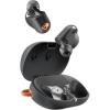 Skullcandy Sesh ANC Active Wireless Earbuds, Bluetooth Headphones, Noise Cancelling, Customizable Sound, 48 Hrs Battery, Stable Fit, Sweat and Waterproof, Microphone for iPhone Android – Black/Orange(True Black/Orange – Sesh ANC Active)