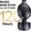 TAGRY Hybrid Active Noise Cancelling Headphones 120Hrs Playtime ENC Clear Call Bluetooth Headphone Over Ear Wireless Headphones Hi-Res Audio ANC Headset with Low Latency Mode for Game Travel Home PC