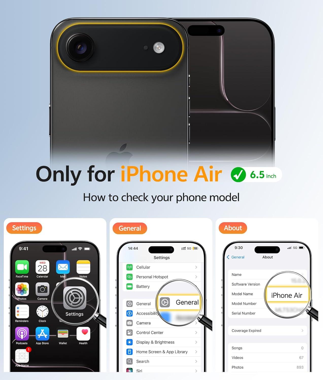 imageFNTCASE for iPhone 17 Case Compatible with Magsafe Translucent Matte Cases with Full Camera Protection Screen Protector Military Grade Shockproof Protective Phone Cover Light PurpleBlack