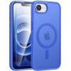 FNTCASE for iPhone 17 Case: [Compatible with Magsafe] Translucent Matte Cases with [Full Camera Protection] [Screen Protector] Military Grade Shockproof Protective Phone Cover – Light Purple(Ultramarine)